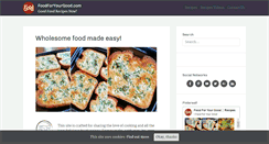 Desktop Screenshot of foodforyourgood.com